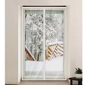 90x210 흰색 현관 방문 방풍비닐 커튼 자석 비닐 커텐 바람막이 방한 막이 지퍼형 투명