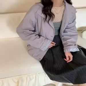 여성 봄 캐주얼 복 상의 코트 차이나 점퍼 야구 원픽1