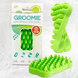 양면 실리콘 브러쉬 B형 라임그린 강아지빗 털제거관리용품 죽은 반려동물 애견 러시 강아지 미용