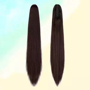 집게형 헤어피스 포니테일 가발 여성용 부분가발