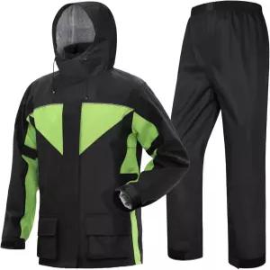 남녀용 iCreek 모터사이클 레인 수트 방수 방풍 레인코트 고감도 레인기어