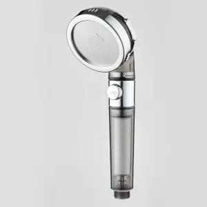 리셀 2500 블랙에디션 3단조절 물멈춤 필터 샤워기