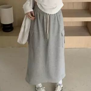 뒤트임 H라인 건빵 기모 롱스커트 JSC-0034여성 캐주얼 패션 치마 H롱 H치마