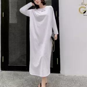 휴양지 데일리 간절기 롱원피스 가을 원피스 화이트 블랙 하객룩 나들이 봄