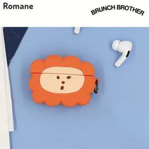 로마네 브런치브라더 에어팟프로 케이스 라이언이어폰보관 실리콘 보관집 이어폰 정리 보관함