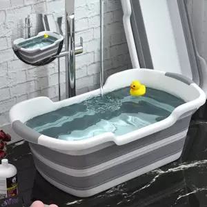 접이식 자동 물빠짐 강아지욕조 애견욕조 미니욕조