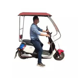 전기 시야확보 삼륜차 그늘막 방수 오토바이 커버 캐노피 스쿠터 차양막 지붕