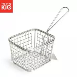 미니튀김바스켓 사각 스텐 감자바구니 스테인레스 철제 플래이팅 다용도