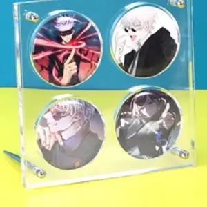 아크릴 캔뱃지 케이스 보관함 커버 전시 보관 파우치