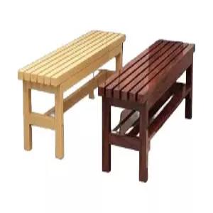 사우나실 통나무 탈의실 벤치 원목 목욕탕