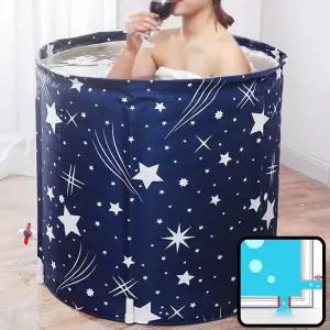 접이식욕조 나혼자 반신욕 간이이동식욕조 미니 간이 포켓바스 이반신 실내 폴딩