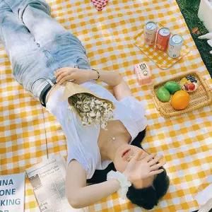 방수테이블보 매트 비치대형돗자리감성캠핑 레트로용품 식탁보 차박 소풍