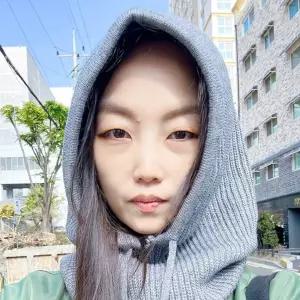 니트 바라클라바 남녀공용크 바라클 후드넥워머 후드클