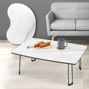 블랙마블테이블 접이식탁자 미니찻상 쇼파 작은 보조티 소파 다용도상 액자 거실 좌식 커피 밥상