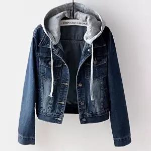 여자 후드 청자켓 데님자켓 후드야상 잠바 외투 (HSJ-WCA1383)