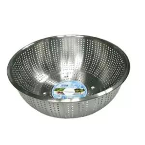 키친프리 펀칭 스텐 원형바구니(4호 28cm)망 채반 다용도 스테인레스 야채 채소