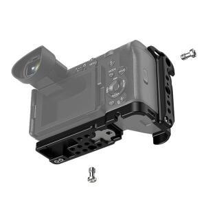 범용 카메라 비디오 케이지소니 FX2용 카메라 케이지 퀵 포함 DJI RS 삼각대 NATO 3/8 홀