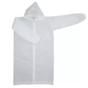 성인용우비 캠핑 라이딩 등산 레인코트 비옷 화이트