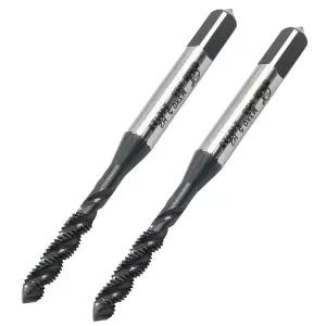 Cionyce M3 x 0.5 나선형 플루트 실 탭 미터법 기계 HSS 질화 코팅 H2 내성