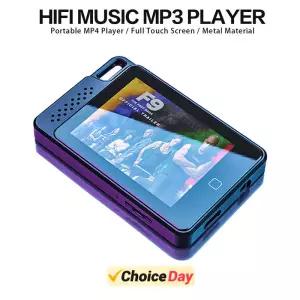 2024 고급 HiFi 음악 MP3 플레이어 블루투스 5.0 터치 스크린 다용도 MP4 비디오 휴대용 FM/전자 책/녹음