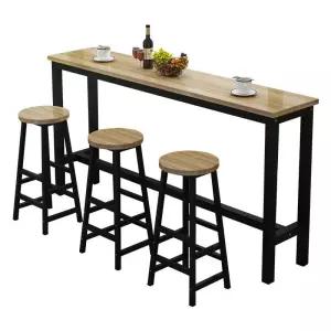 홈바 테이블 세트 창가 카페 슬림테이블 좁고테이블 스툴