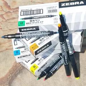 제브라 양면 트윈닙 형광펜 옵텍스케어 1다스(10개입)잘써지는 학생선물 단체 듀얼 세트 밑줄 중요표시 독