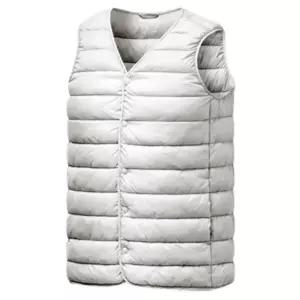 데피 패딩 브이넥 조끼(DW670) 아이스그레이겉옷 점퍼 스포츠 단체 이너 데일리 등산 패션