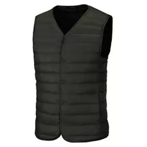 데피 패딩 브이넥 조끼(DW670) 블랙겉옷 점퍼 스포츠 단체 이너 데일리 등산 패션