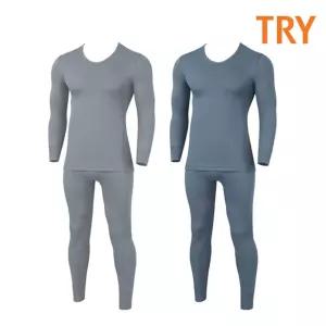 TRY 삼중직 원단 보온메리 남성 내복 상하세트 내의 홈웨어 발열내의 남자 타이즈