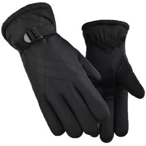 보온 기모 양털 스트랩 방풍 보온성 장갑 남여공용 겨울 오토바이 스키 등산 패딩 스포츠 배달