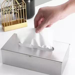 티슈케이스 호텔 스텐 사각 테이블 냅킨TISSUE 폭탄휴지 커버 센스있는집들이선물 두루마리걸이 면커버