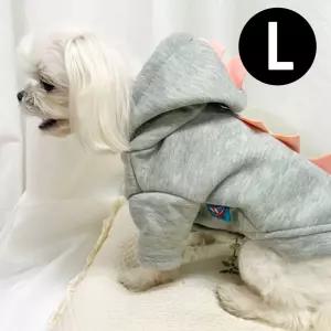 해피파티 펫 이벤트 의상 큐티 공룡 (그레이) (L)반려견코스튬 강아지 할로윈 견옷 패션 데이 의류