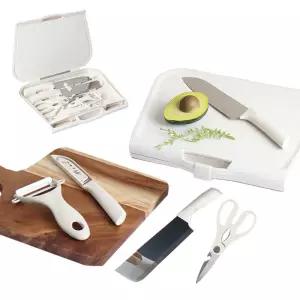 캠핑용 키친툴5종세트요리도구 조리 용품 캠핑칼 과도 가위 용조리 취사