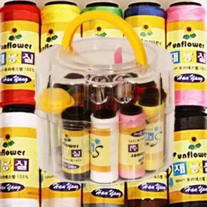 반짇고리 미용세트 바느질 실 바늘 손톱깎이 가위 수예용품 반짓고리 반짇고리함 옷수선