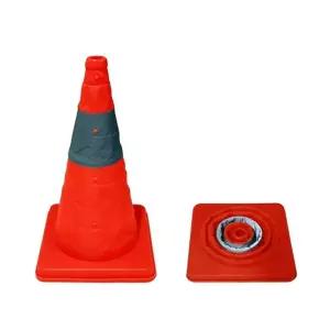 접이식칼라콘 245x400mm or 295x600mm 대형고휘도반사지 도로통제 공사 통행 금지 현장 산업 고휘도 칼라