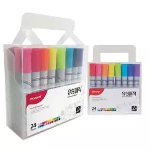 [문구] 유성펜컬러 24색 대용량 고퀄리티 유성매직 2 4 5세트