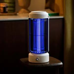 [무선/무드등]충전식 대형 모기퇴치기 야외 날벌레퇴치 상업용 전기포충기 업소용 스탠드형 전자파리채