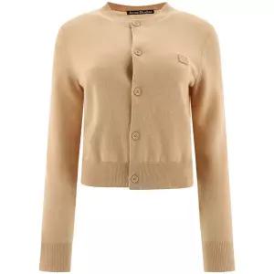 [아크네스튜디오] 24FW 여성 페이스 패치 울 가디건 A60280 CPA