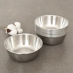 스텐 막걸리잔 10p주방용품 막걸리 다용도 소주 주류 미니 미니술 술잔