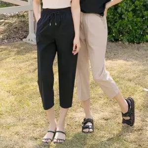 [그로우앤더] 바스락 쿨썸머 스판 배기 팬츠