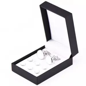 정장 악세사리 커프스 버튼 세트 신사 파티 결혼식 장식품와이셔츠 커프링크스 커프스링 남성브로치 웨딩