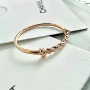 미니 로프 링 레이어드 꽈베기 반지 18k 골드 27호