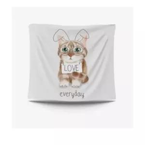 특대 고양이3 패브릭 포스터 가림막 커튼 가리개 커텐바란스 가리개천 천가림막 가림막천 천가리개 주방