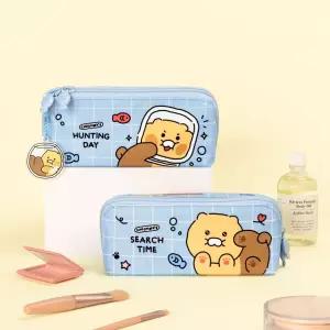 춘식이 오디너리 파티션 파우치메이크업치 필통 문구 다용도치 휴대용가방 주머니치 화장품치