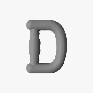 SFr D 그립 실리콘 악력기 회색-WFHL96R