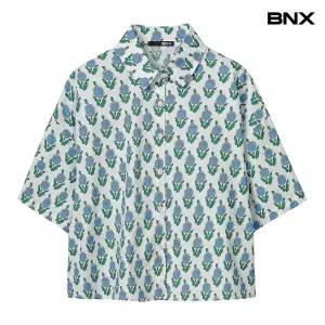 [롯데백화점]비엔엑스 플라워 자가드 반팔 셔츠 (BX2BL011L0)