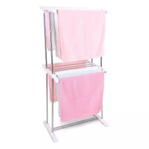화이트 스텐 빨래미니건조대 걸이 2단소형 속옷 수건 튼튼한 아기 원룸