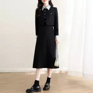 치마 롱 가을 투피스 여자원피스 슬림핏 긴팔 원피스의 원템3