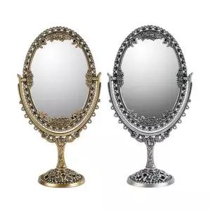 탁상 빈티지 앤티크 메이크업 화장대 스탠드 양면 공주거울 중