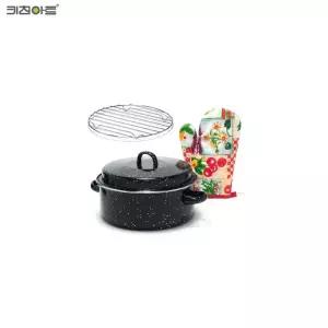 키친아트 냄비 직화 장갑포함 28cm요리용화 조리용화 가정용화 구이 고구마화 화구이 군밤